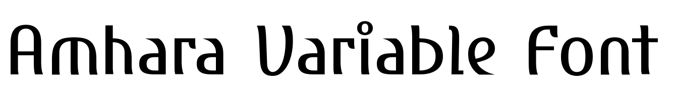 Amhara Variable Font